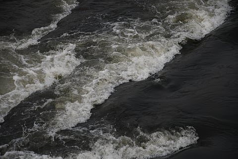 Currents in the Chalakudy river